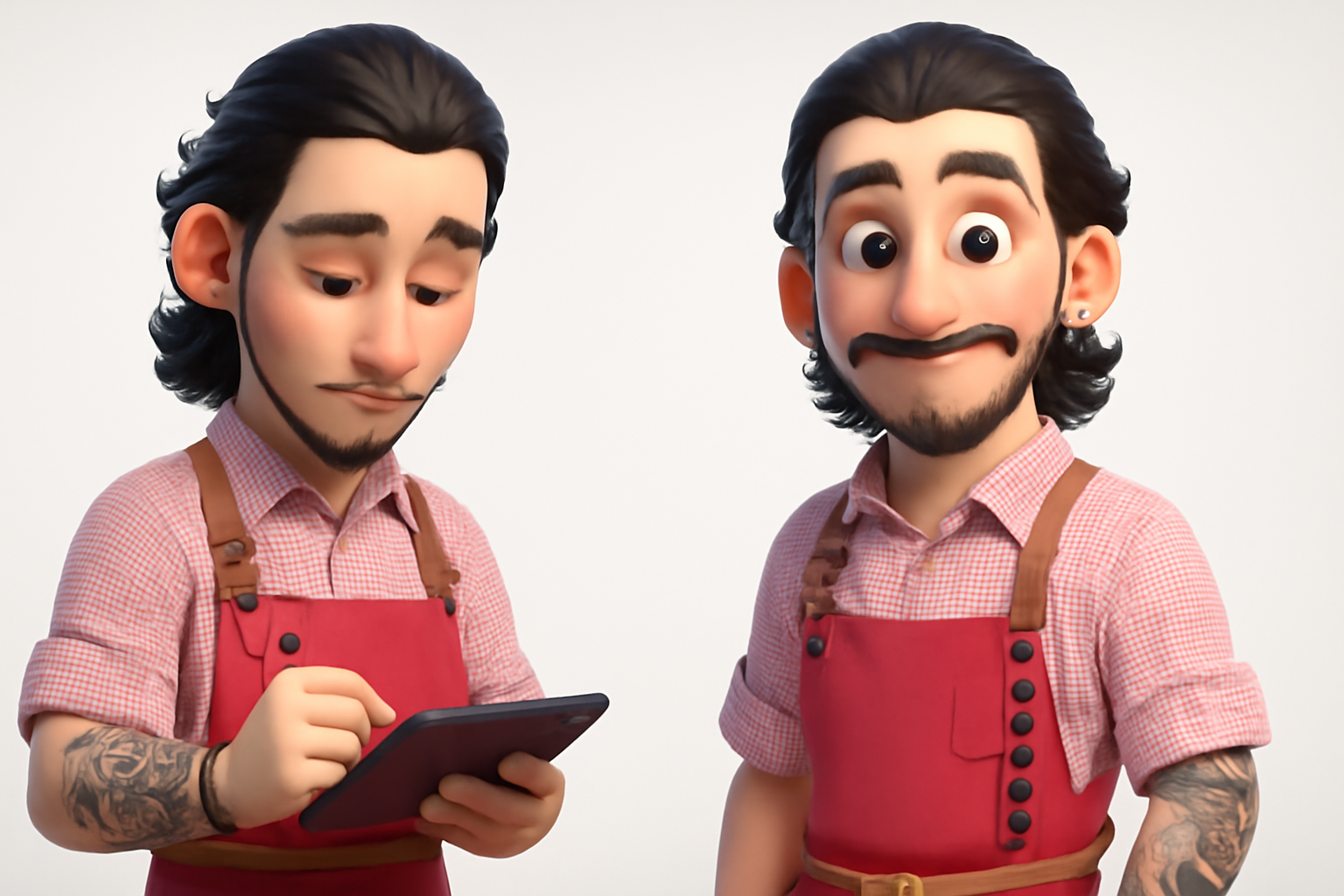 Exemple d'avatar personnalisables généré par s2o avatar studio